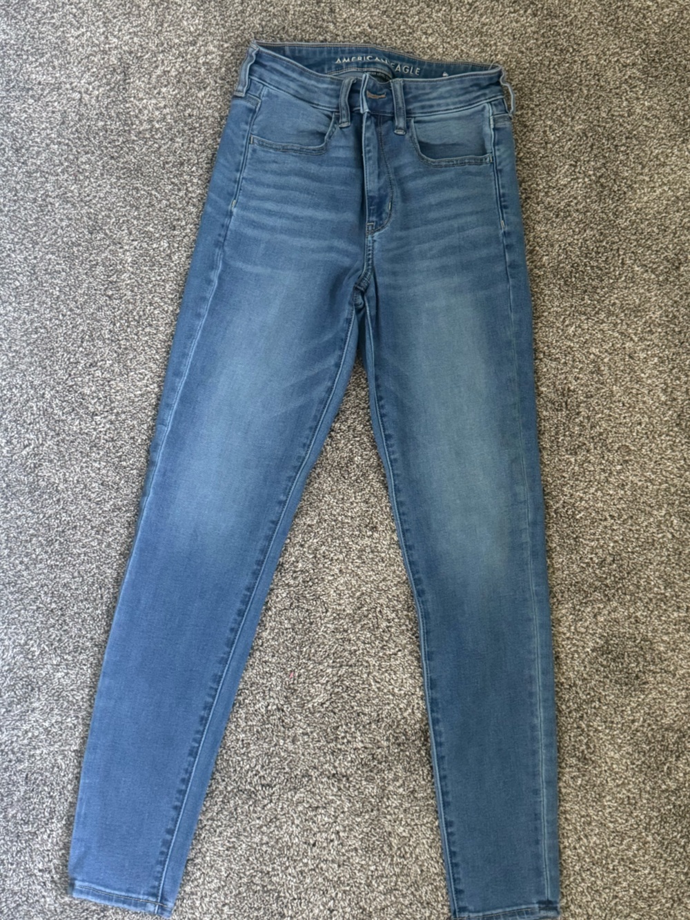 American Eagle Outfitters Next Level Stretch Medium Wash High-Rise Jeggings